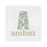Vintage Floral Standard Cocktail Napkins (Personalized)