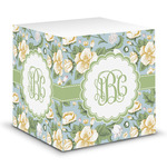 Vintage Floral Sticky Note Cube (Personalized)