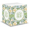 Vintage Floral Sticky Note Cube (Personalized)