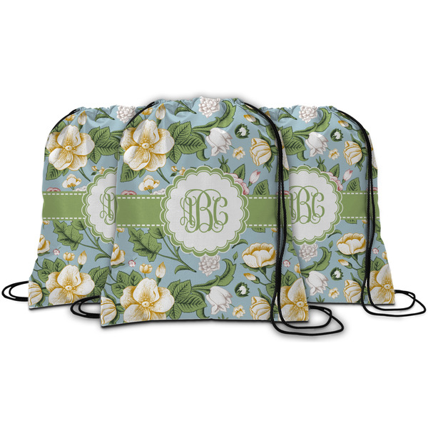 Vintage Floral String Backpack - MAIN