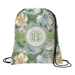 Vintage Floral Drawstring Backpack - Large (Personalized)