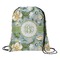 Vintage Floral Drawstring Backpack (Personalized)