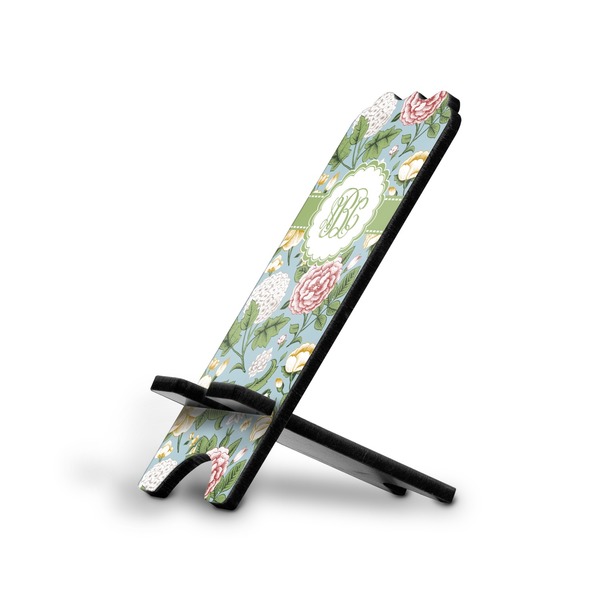 Custom Vintage Floral Stylized Cell Phone Stand - Large (Personalized)