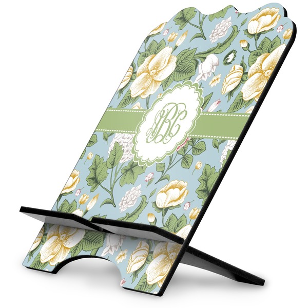Custom Vintage Floral Stylized Tablet Stand (Personalized)