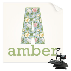 Vintage Floral Sublimation Transfer - Baby / Toddler (Personalized)