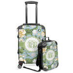 Vintage Floral Kids 2-Piece Luggage Set - Suitcase & Backpack (Personalized)