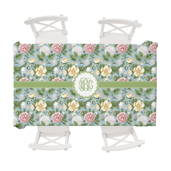 Custom Vintage Floral Tablecloth - 58"x102" (Personalized)