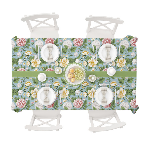 Vintage Floral Tablecloths (58"x102") - TOP VIEW
