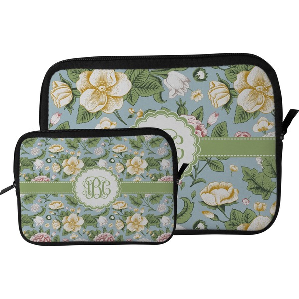 Vintage Floral Tablet Sleeve (Size Comparison)