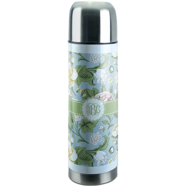 Custom Vintage Floral Stainless Steel Thermos (Personalized)