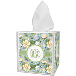 Vintage Floral Tissue Box Cover (Personalized)