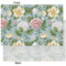Vintage Floral Tissue Paper - Heavyweight - XL - Front & Back