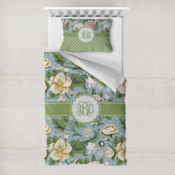 Vintage Floral Toddler Bedding Set - With Pillowcase (Personalized)