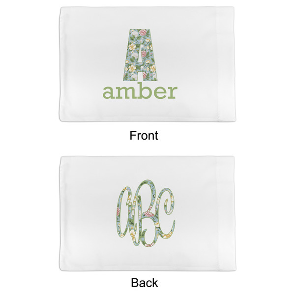 Vintage Floral Toddler Pillow Case - APPROVAL (partial print)