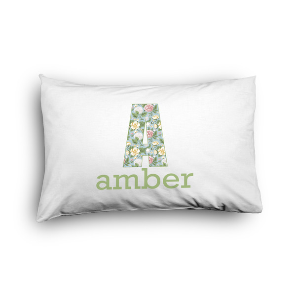 Custom Vintage Floral Pillow Case - Toddler - Graphic (Personalized)