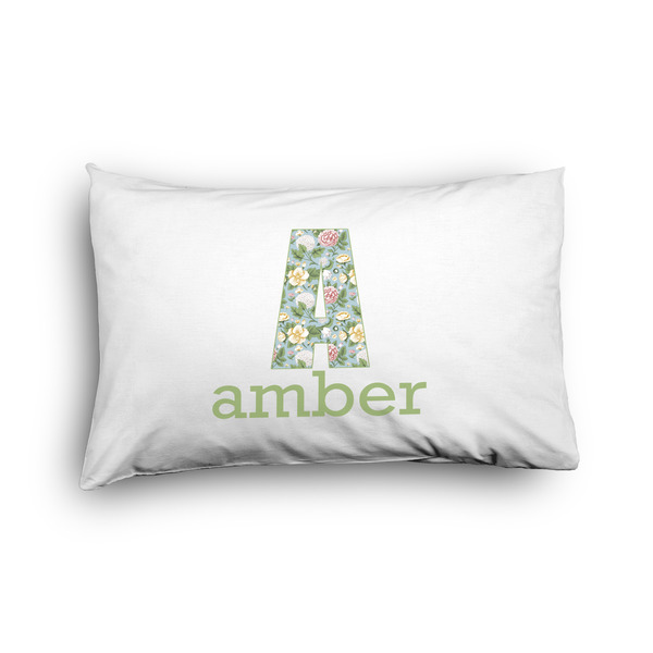 Custom Vintage Floral Pillow Case - Graphic (Personalized)