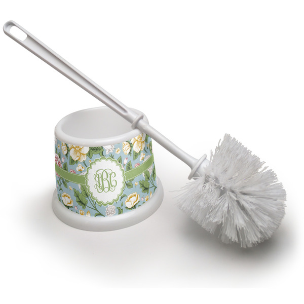 Custom Vintage Floral Toilet Brush (Personalized)