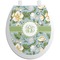 Vintage Floral Toilet Seat Decal (Personalized)