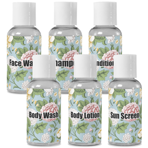 Custom Vintage Floral Travel Bottles (Personalized)