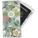 Vintage Floral Travel Document Holder