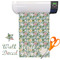 Vintage Floral Vinyl Sheet (Re-position-able)