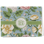 Vintage Floral Kitchen Towel - Waffle Weave (Personalized)