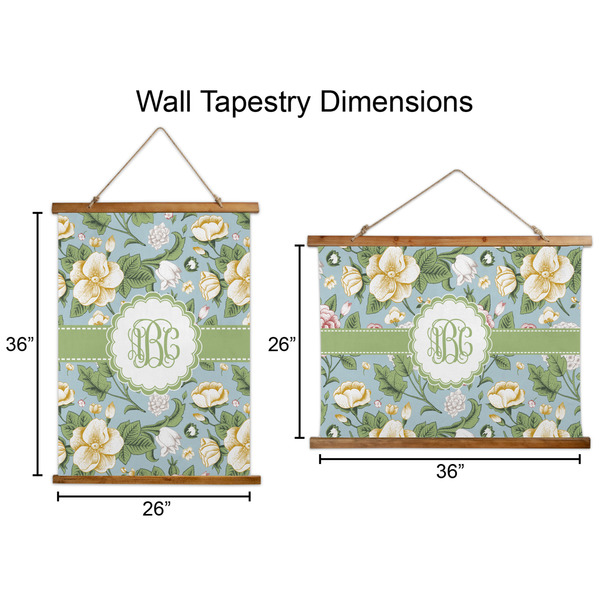 Vintage Floral Wall Hanging Tapestries - Parent/Sizing