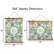 Vintage Floral Wall Hanging Tapestries - Parent/Sizing