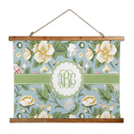 Vintage Floral Wall Hanging Tapestry - Wide (Personalized)