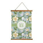Vintage Floral Wall Hanging Tapestry (Personalized)