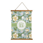 Vintage Floral Wall Hanging Tapestry - Tall (Personalized)