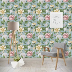 Vintage Floral Wallpaper & Surface Covering (Peel & Stick - Repositionable)