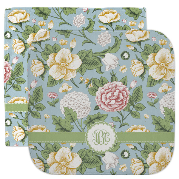 Custom Vintage Floral Facecloth / Wash Cloth (Personalized)