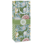 Vintage Floral Wine Gift Bags - Gloss (Personalized)