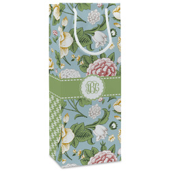 Vintage Floral Wine Gift Bags (Personalized)