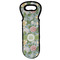 Vintage Floral Wine Tote Bag (Personalized)