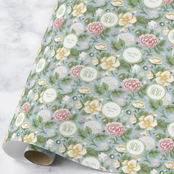 Vintage Floral Wrapping Paper Roll - Large - Matte (Personalized)