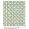 Vintage Floral Wrapping Paper Roll - Matte - Partial Roll