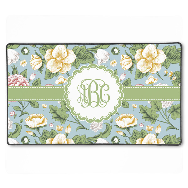 Custom Vintage Floral XXL Gaming Mouse Pad - 24" x 14" (Personalized)