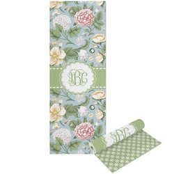 Vintage Floral Yoga Mat - Printable Front and Back (Personalized)