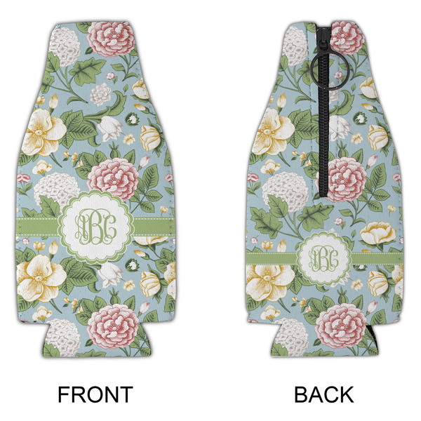 Vintage Floral Zipper Bottle Cooler - APPROVAL