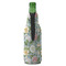 Vintage Floral Zipper Bottle Cooler - BACK (bottle)
