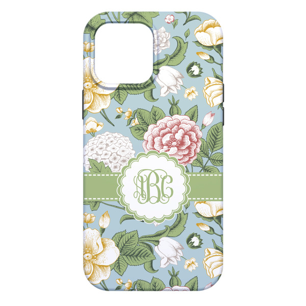Vintage Floral iPhone 13 Pro Max Tough Case - Back