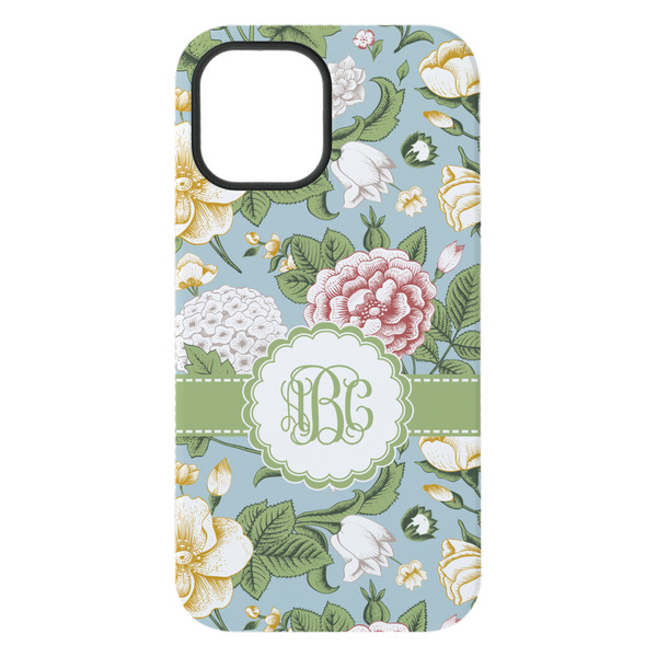 Vintage Floral iPhone 15 Pro Max Tough Case - Back