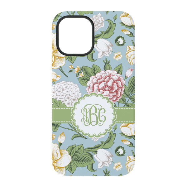 Vintage Floral iPhone 15 Pro Tough Case - Back