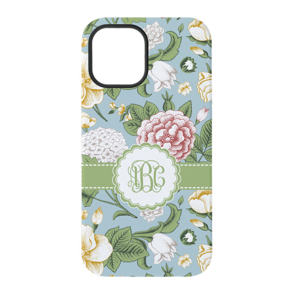 Vintage Floral iPhone 15 Tough Case - Back