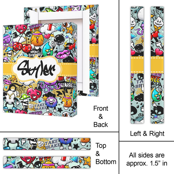 Graffiti 11x14 - Canvas Print - Approval