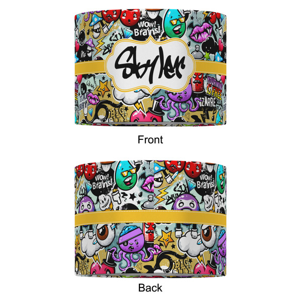 Graffiti 12" Drum Lampshade - APPROVAL (Fabric)