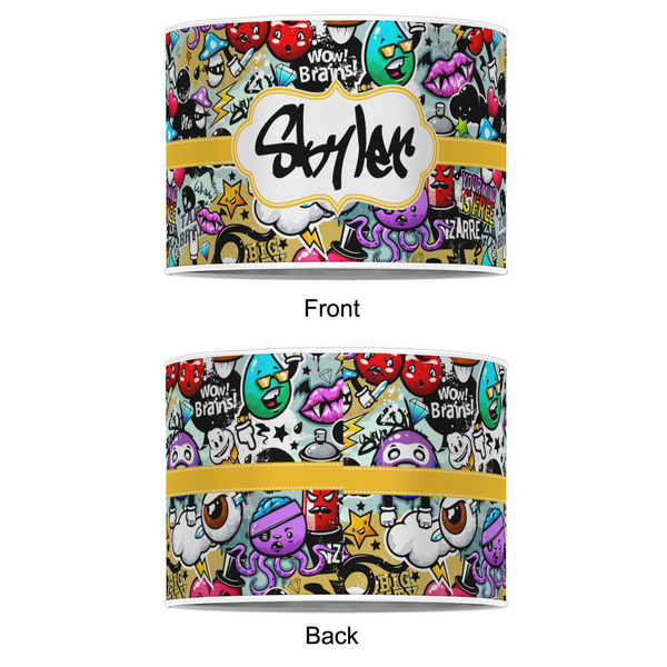 Graffiti 12" Drum Lampshade - APPROVAL (Poly Film)