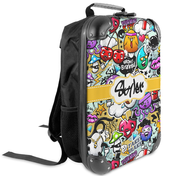 Custom Graffiti Kids Hard Shell Backpack (Personalized)